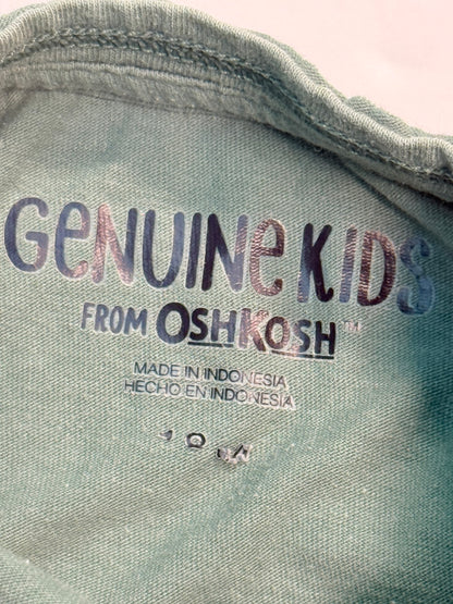 Genuine Kids OshKosh Green Henley T-Shirt 18M