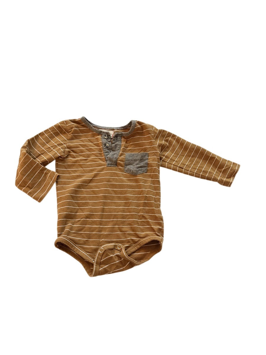 Me & Henry Striped Bodysuit 6/12M