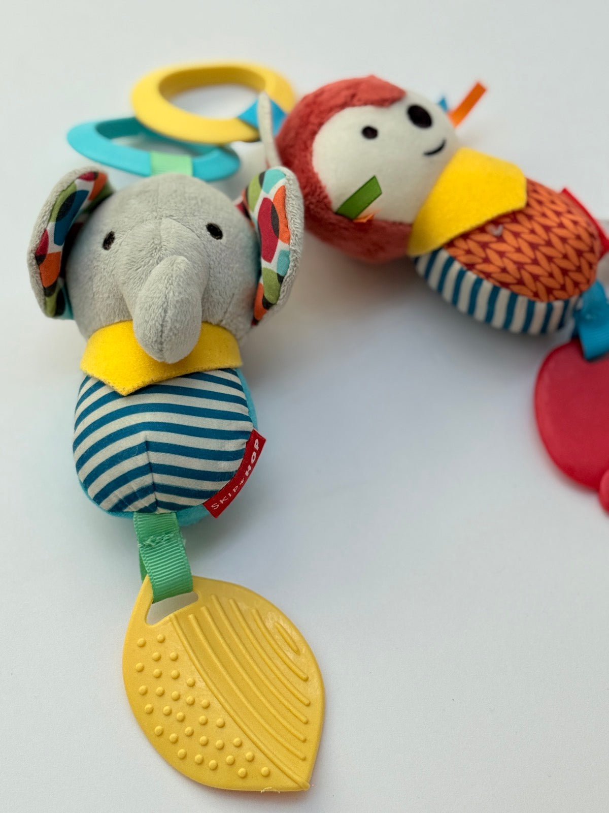 Skip Hop Bandana Buddies Elephant Hedgehog Toy Set