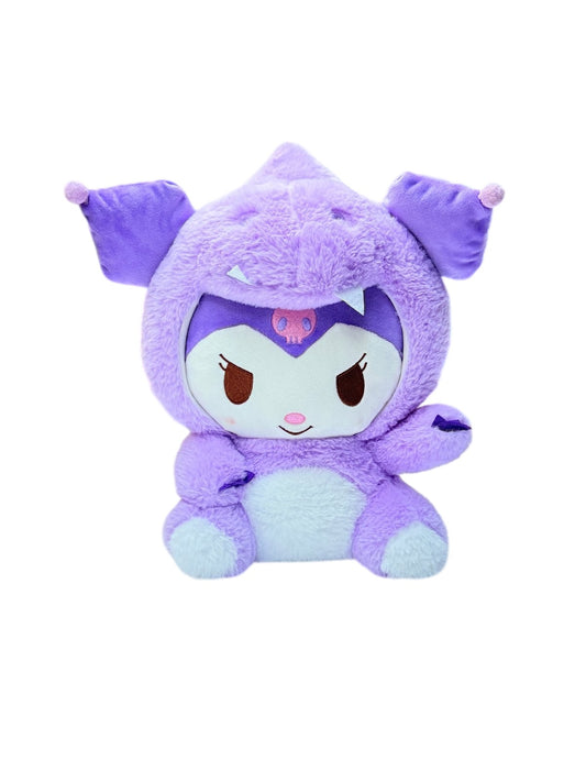 Kuromi Dinosaur Plush Purple
