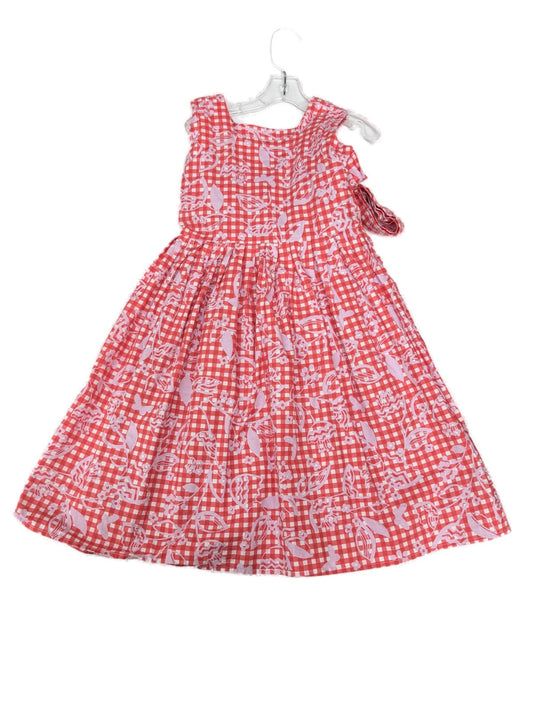 Redfish Kids Gingham Print Dress Size 5
