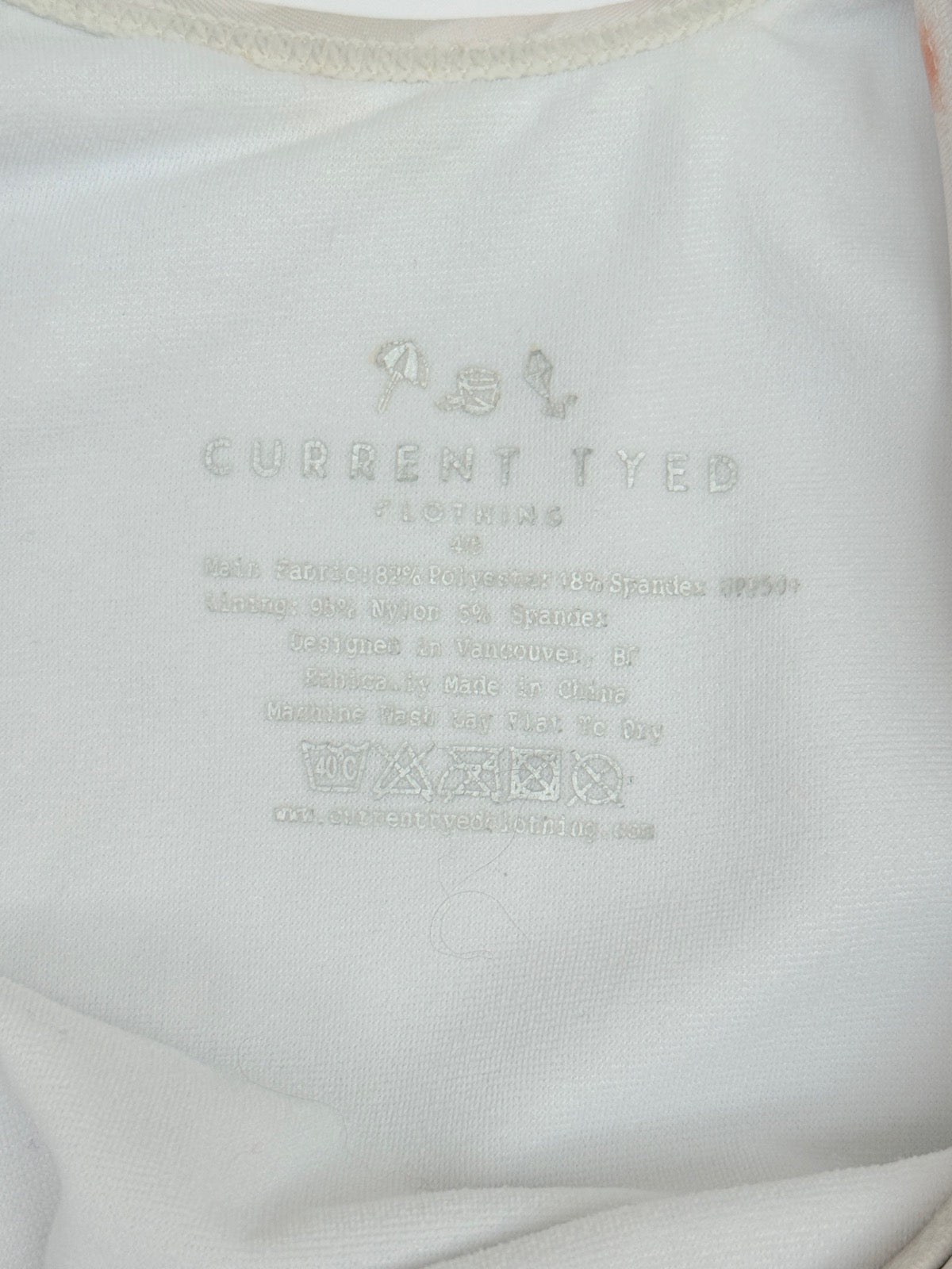 Current Tyed Daisy One-Piece Swimsuit Girls 4T