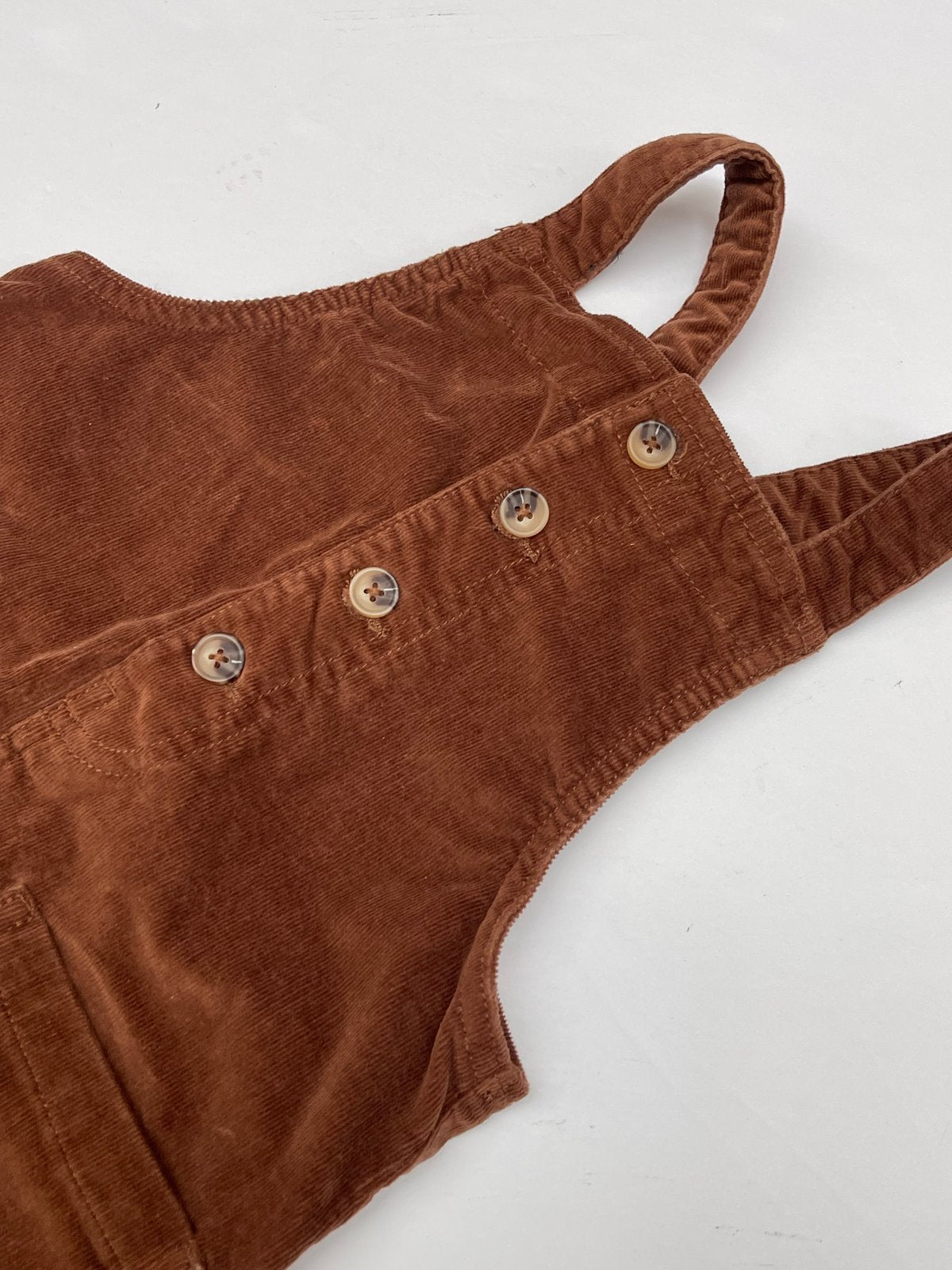 Joe Fresh Brown Corduroy Pinafore Dress Size 5