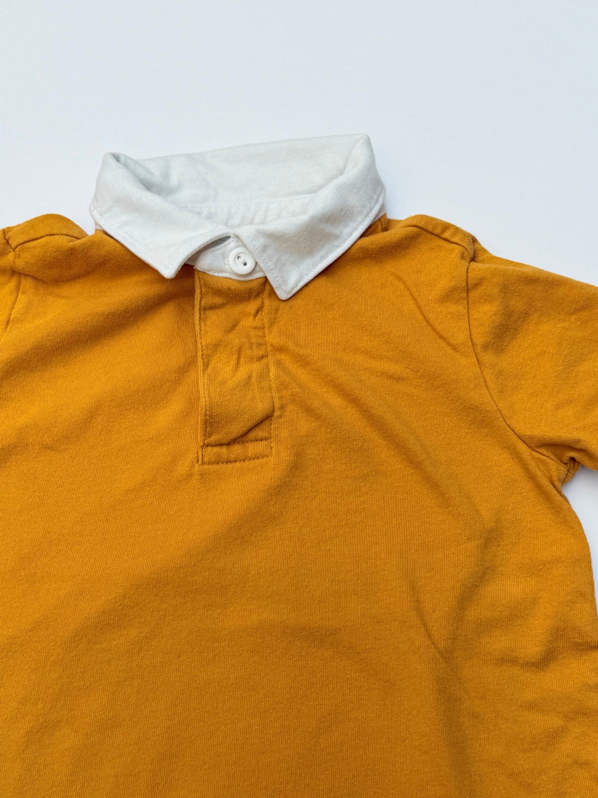 Baby Gap Mustard Rugby Polo Shirt 4T