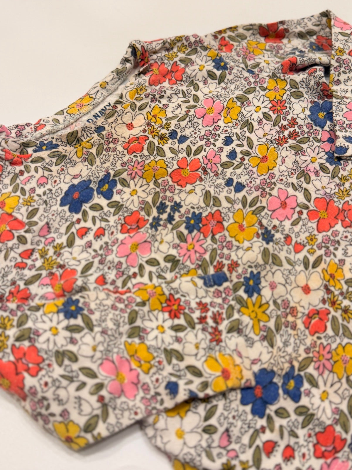 Old Navy Floral Print Top 2T