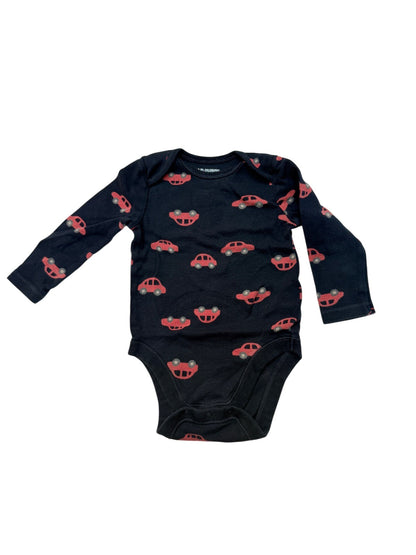 Old Navy Car Print Bodysuit 6-12M