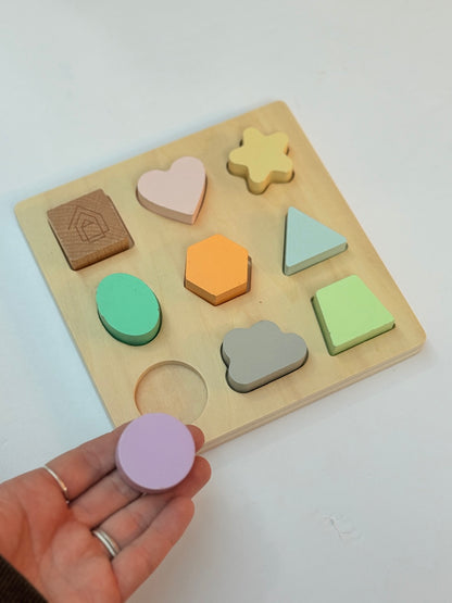 Wooden Shape Sorting Puzzle Toy