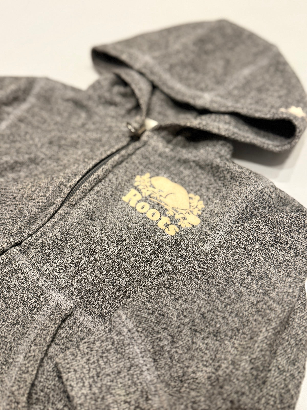 Roots Baby Gray Zip Hoodie 12-18M