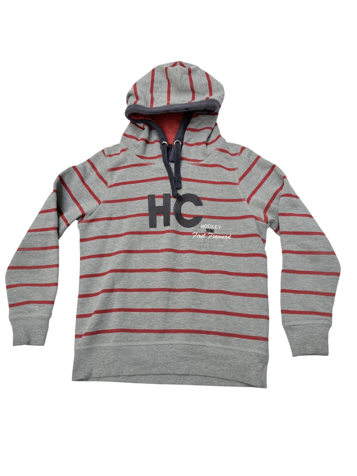 Buissonniere Hockey Striped Hoodie Size 10