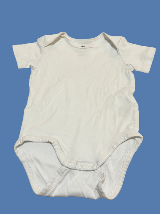 H&M White Onesie 9-12m