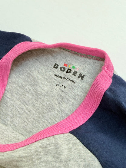 Mini Boden Star Print Long Sleeve Tee 6-7y