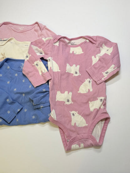 Carter's Winter Animal Bodysuit Bundle 18m