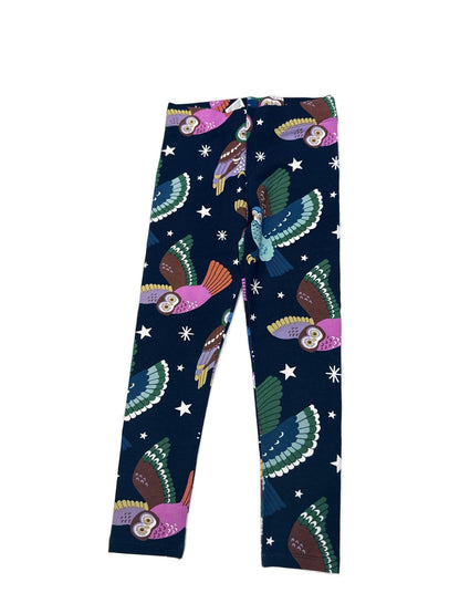 Mini Boden Owl Print Leggings 6-7Y