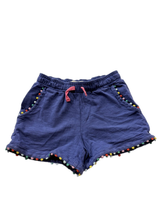 Boden Pom Pom Trim Shorts Girls 4Y
