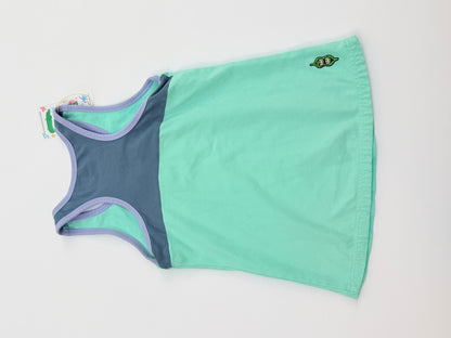 Peekaboo Beans Mint Racerback Tank Dress Size 6