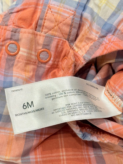 Baby B'gosh Plaid Bodysuit 6M