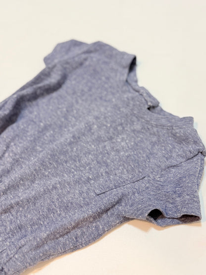 Old Navy Blue Heather Romper 12-18M