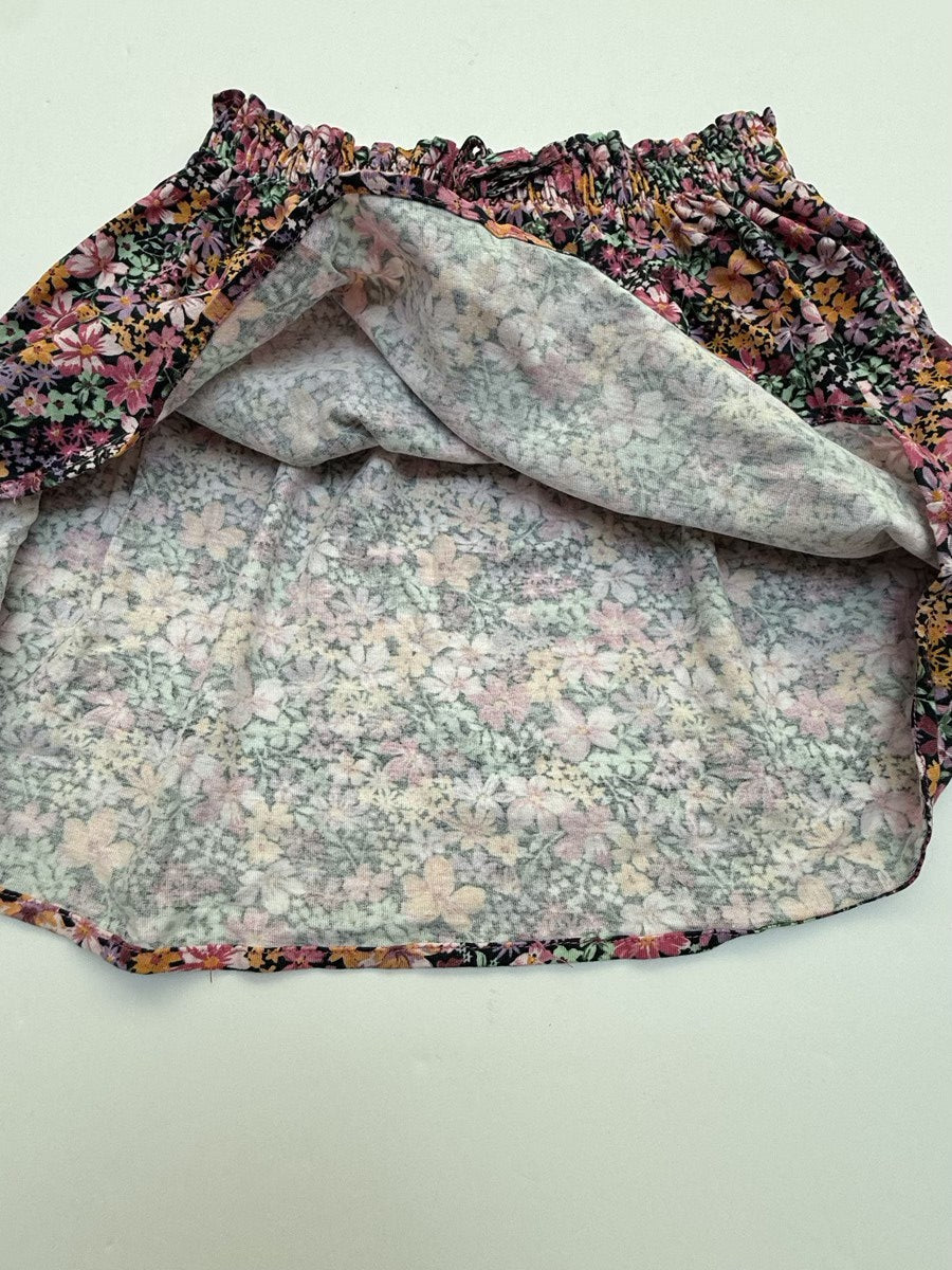 H&M Floral Skirt Size 5-6