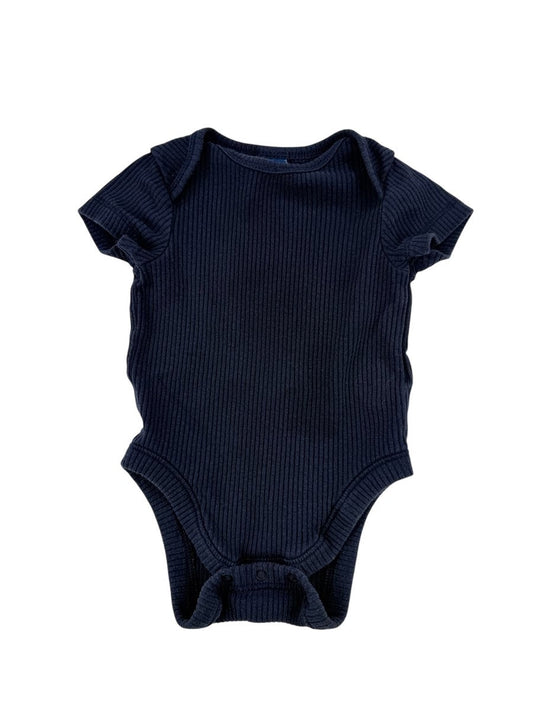 Old Navy Navy Ribbed Bodysuit 0-3M
