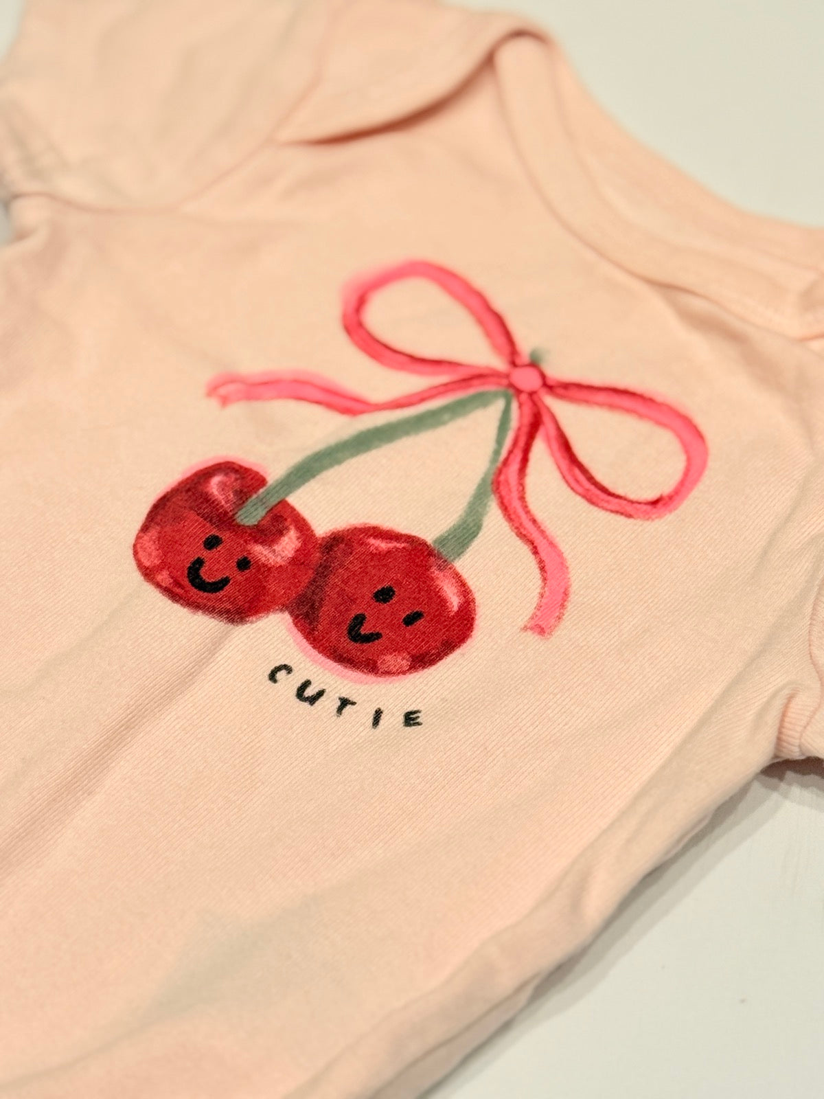 Old Navy Cherry Cutie Bodysuit 3-6M