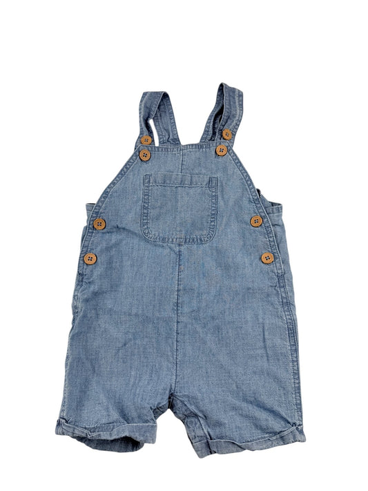 Joe Fresh Chambray Shortalls Overalls 12-18M