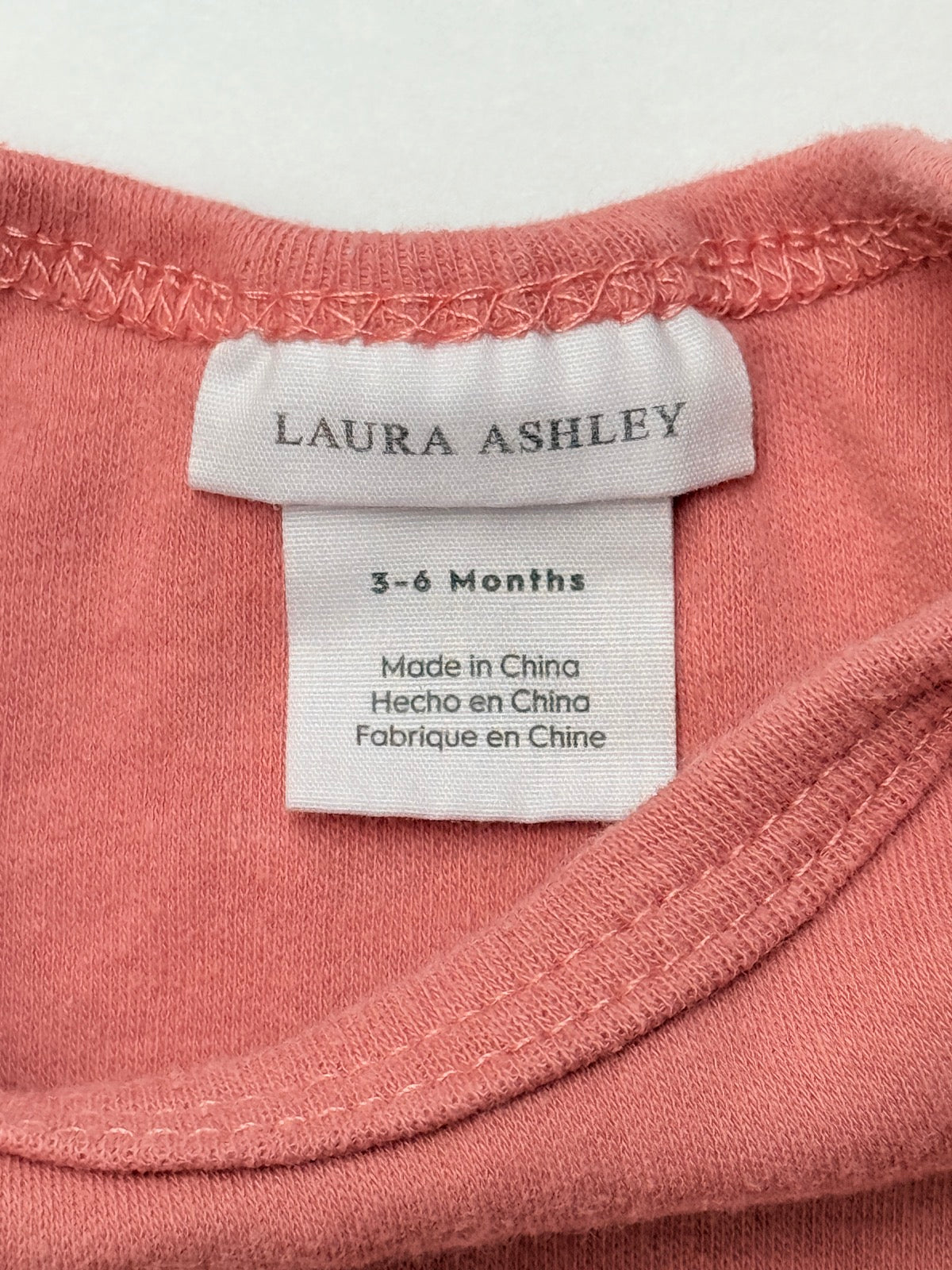 Laura Ashley Terracotta Bodysuit 3-6M