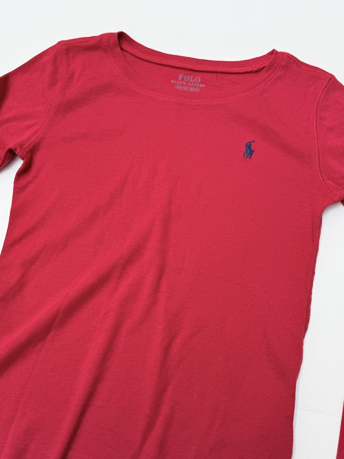 Polo Ralph Lauren Red Long Sleeve T-Shirt 8-10