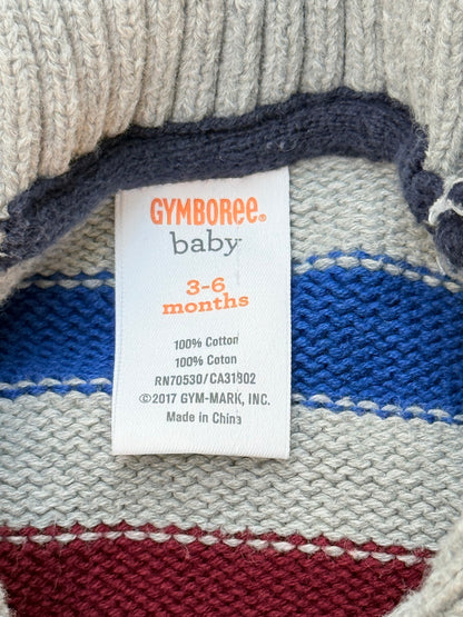 Gymboree Baby Striped Cardigan Sweater 3-6M
