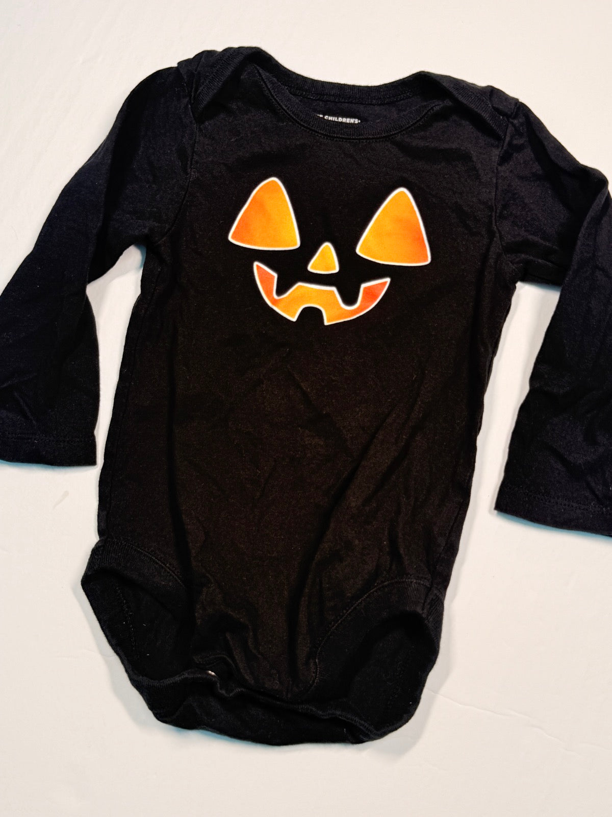 The Children's Place Jack-O-Lantern Bodysuit 9-12M
