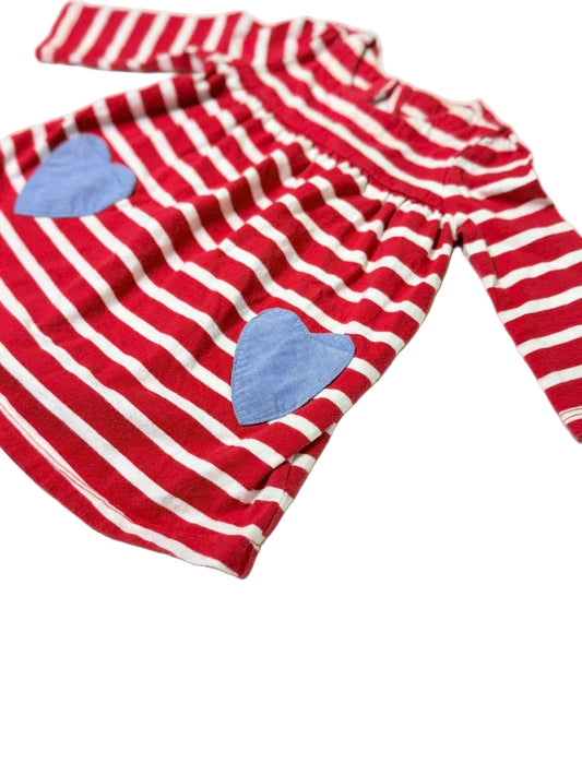Baby Gap Dress Heart Pockets 3-6m