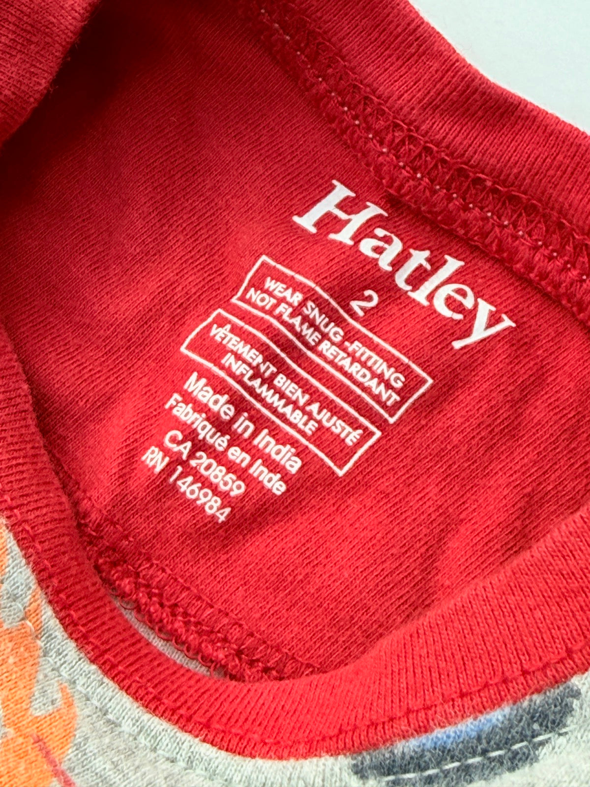 Hatley Dirt Bike Pajama Set Size 2