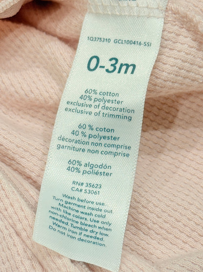 Carter's Child of Mine Pink Sleeper 0-3M