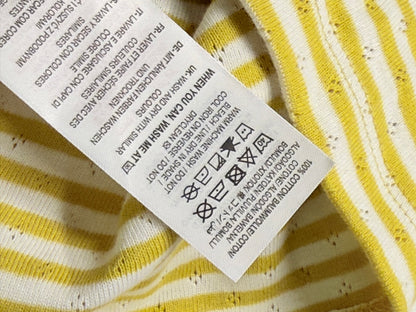 Mini Boden Yellow Stripe T-Shirt 4-5Y