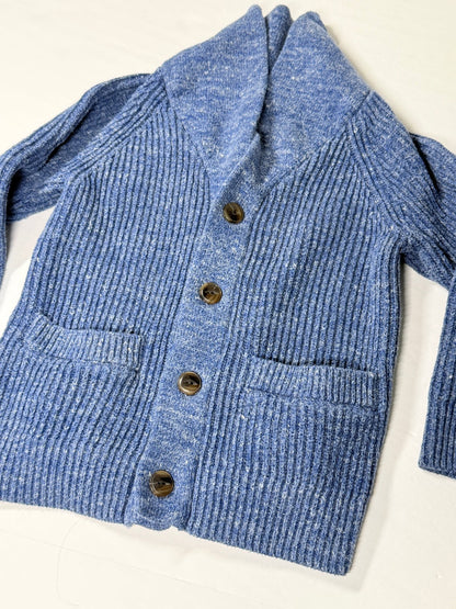 Baby Gap Blue Shawl Collar Cardigan Size 4Y