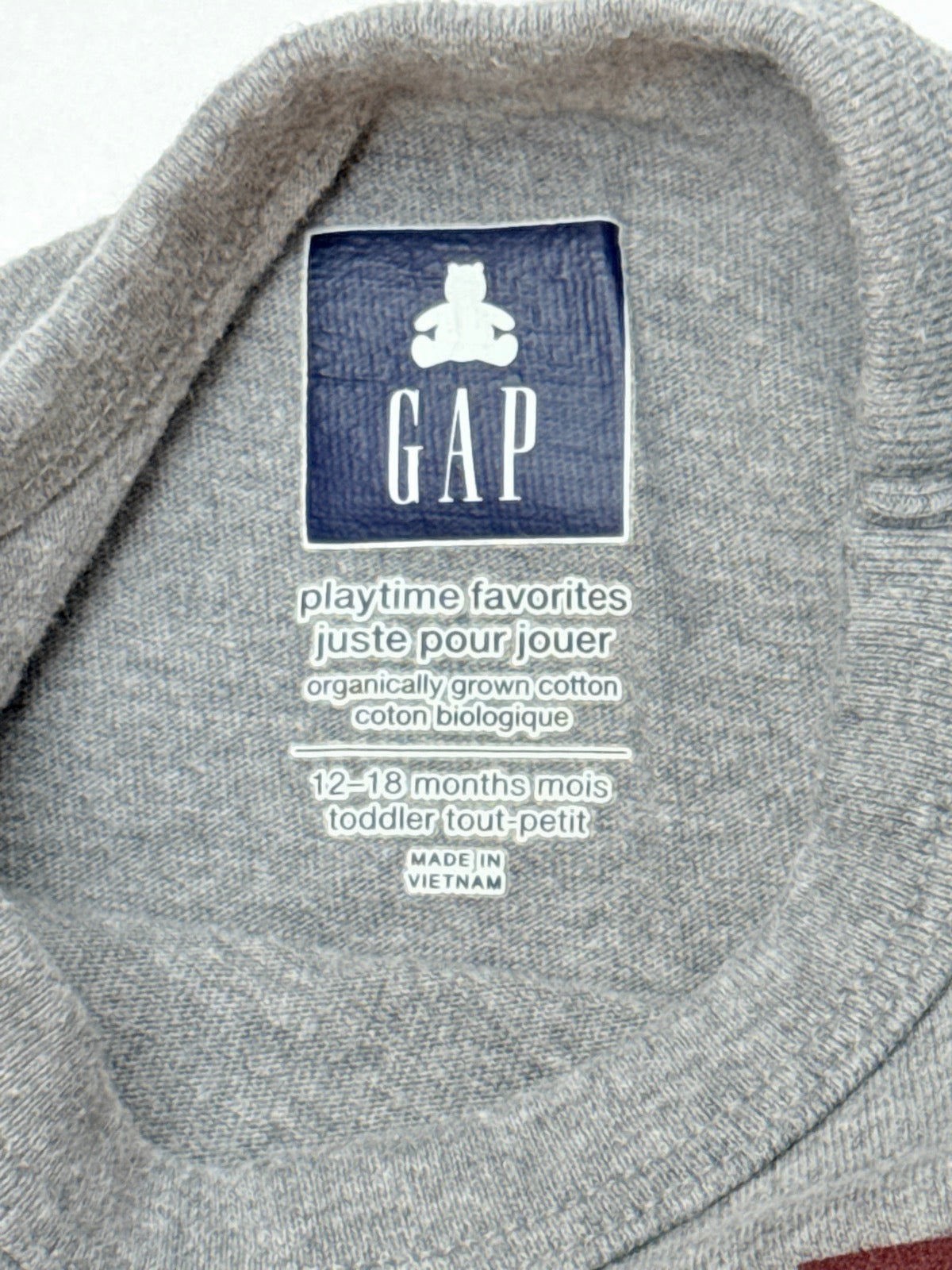 Gap Fire Truck Long Sleeve T-Shirt 12-18M