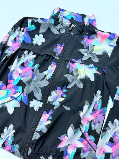 Athletic Works Floral Zip-Up Jacket Size M/M (7-8) 7-8