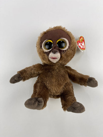 NWT - Ty Beanie Boos Brown Monkey Plush