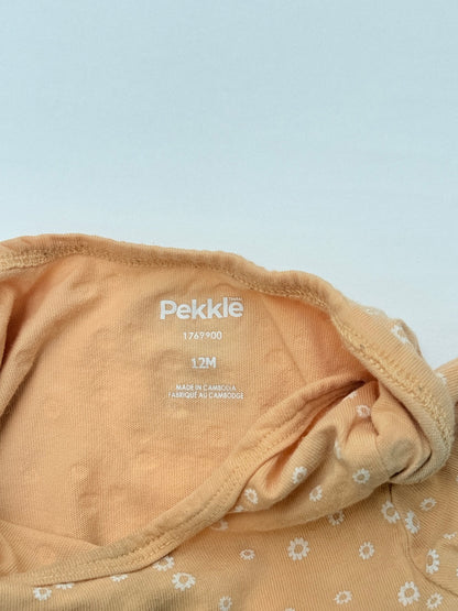 Pekkle Floral Daisy Bodysuit 12M