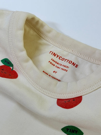 Tiny Cottons Apple Print Dress Size 4Y
