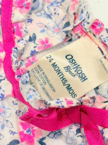 OshKosh B'gosh Floral Blouse Bodysuit 24M