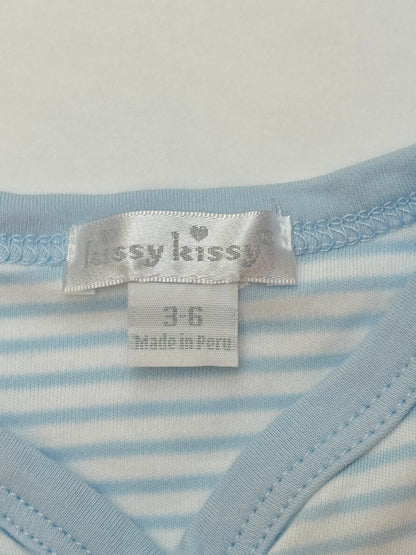 Kissy Kissy Striped Golf Cart Pajama 3-6M