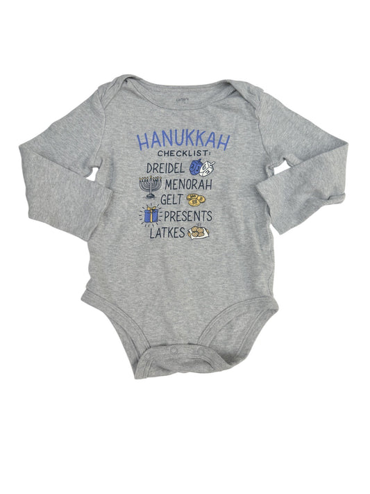 Carter's Hanukkah Checklist Bodysuit 24m