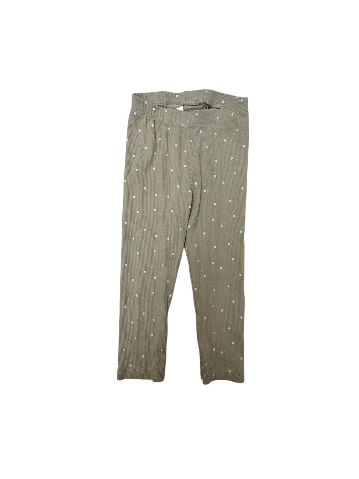 H&M Polka Dot Ribbed Leggings Size 2T