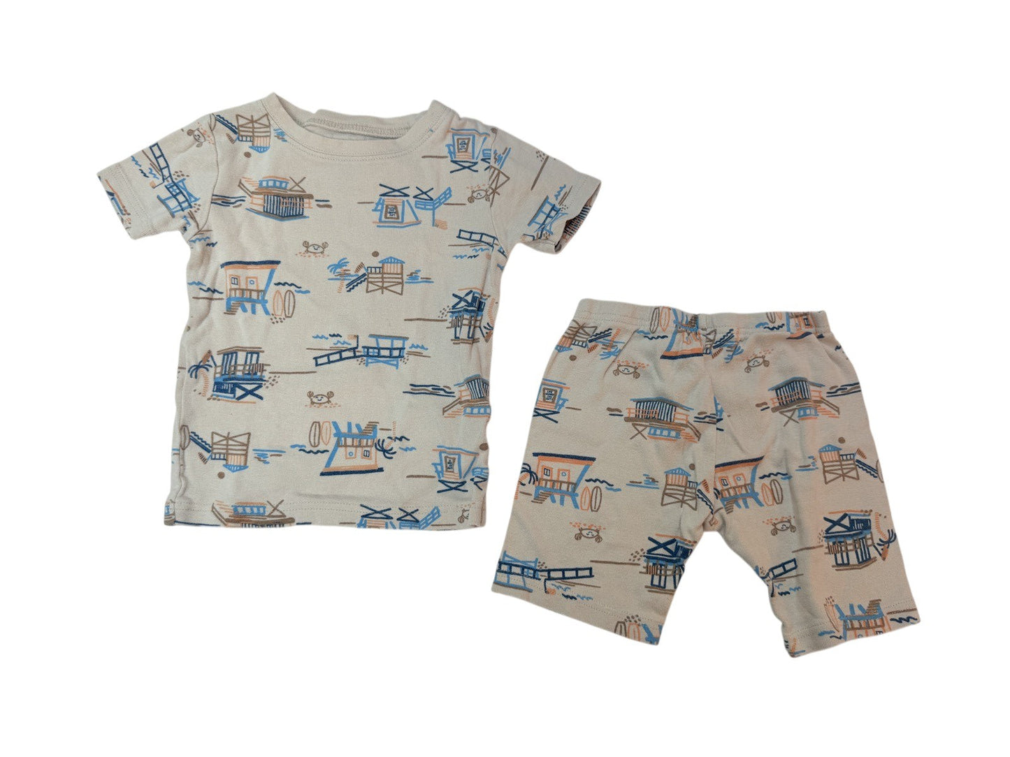 Carter's Beach Print Pajama Set 4T