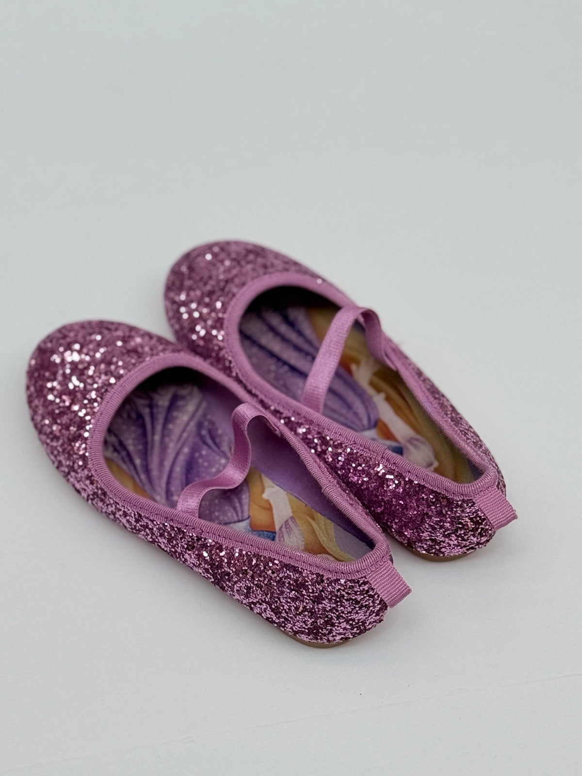 H&M Disney Rapunzel Glitter Ballet Flat 2T