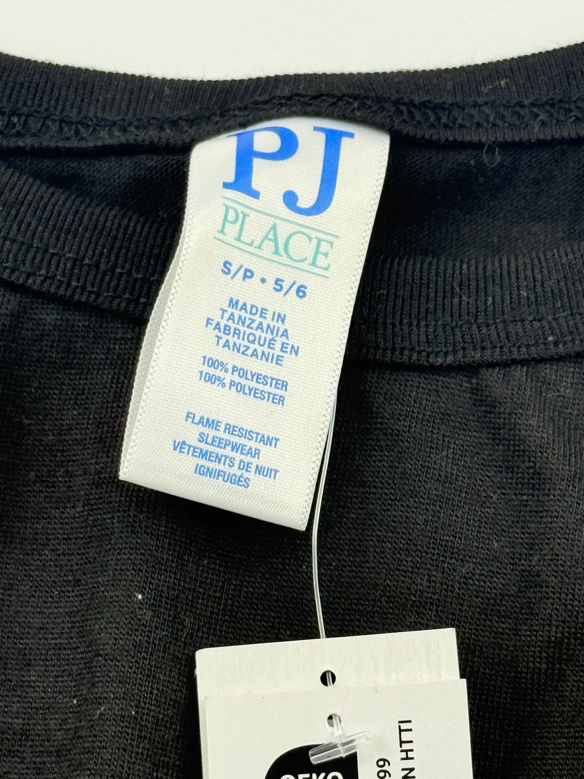 NWT - PJ Place Weekend Vibes Black T-Shirt Size 5/6