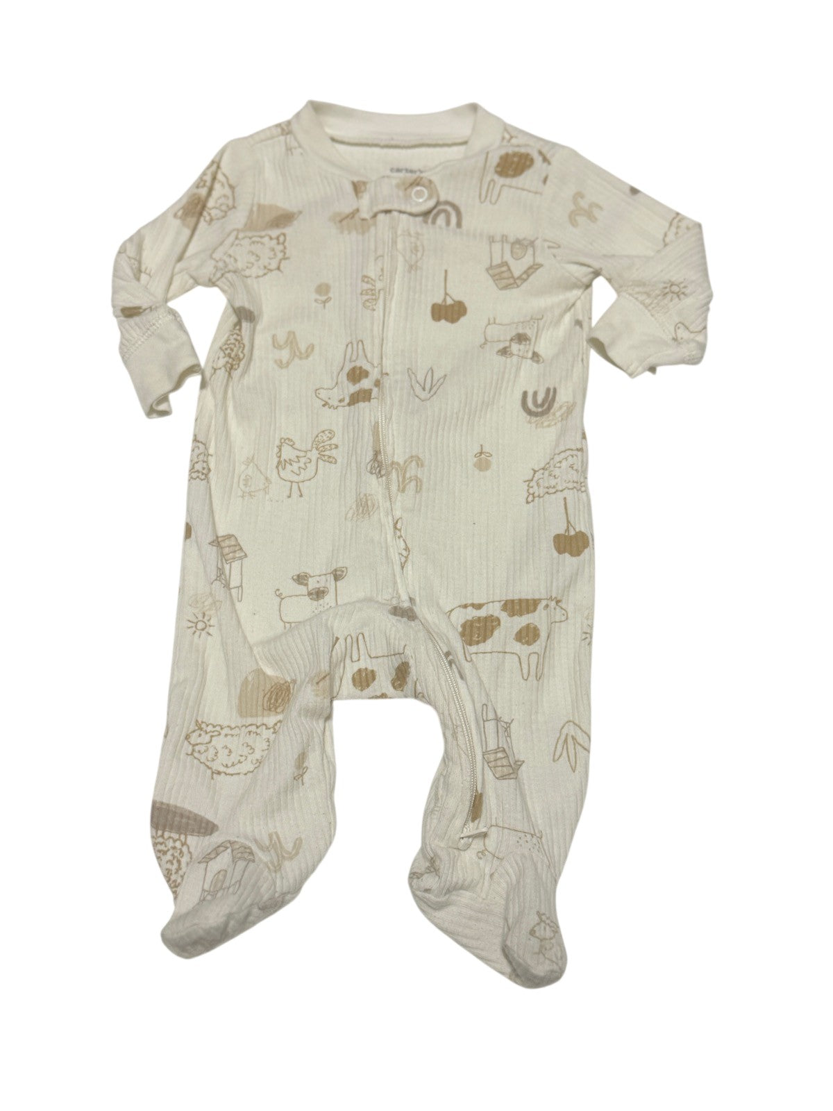 Carter's Farm Animal Footed Sleeper 3M