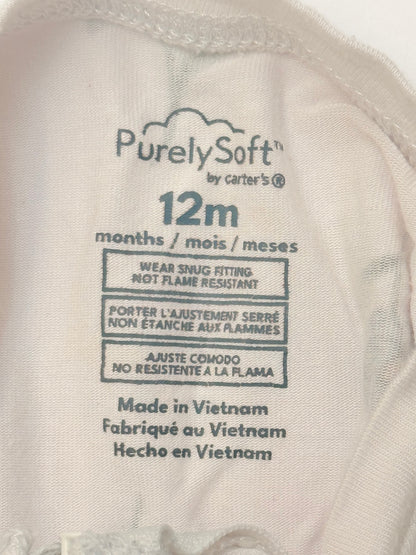 PurelySoft by Carter's Floral Sleeper 12M