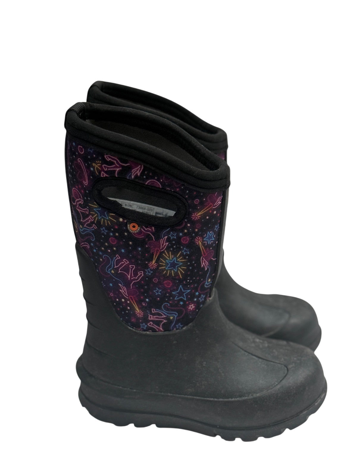 Bogs Neo-Classic Unicorn Space Print Boots Size 11