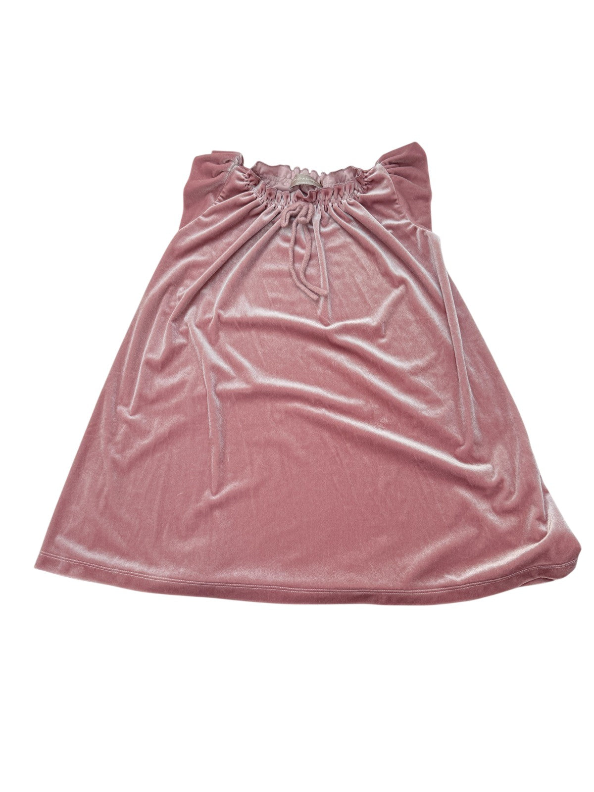 La Stupenderia Pink Velvet Dress Size 7
